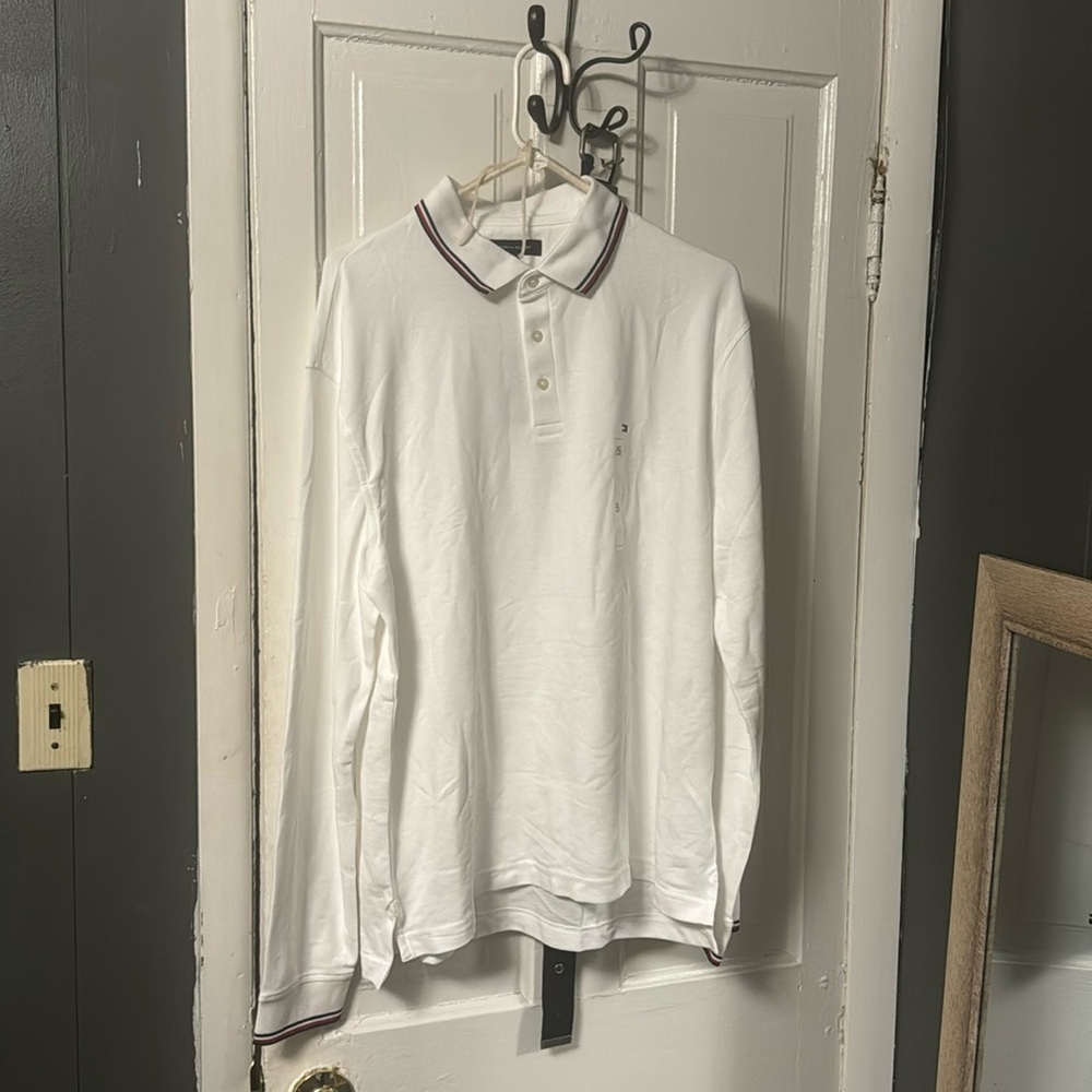 Long sleeve polo shirt